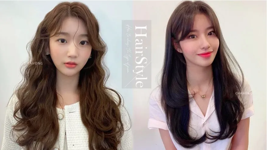 Hình ảnh minh họa việc chọn lựa giữa tóc xoăn và tóc thẳng