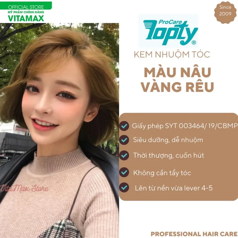 Kem nhuộm tóc thảo dược giữ tóc mềm mượt và khỏe mạnh