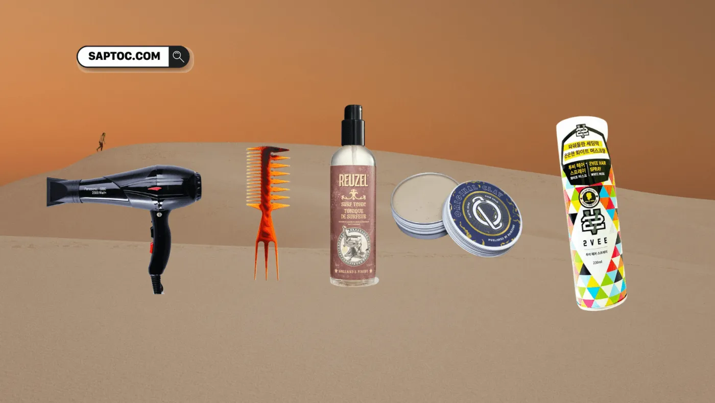 Lựa chọn sáp tạo kiểu tóc phù hợp để giữ nếp Side Part vuốt rủ