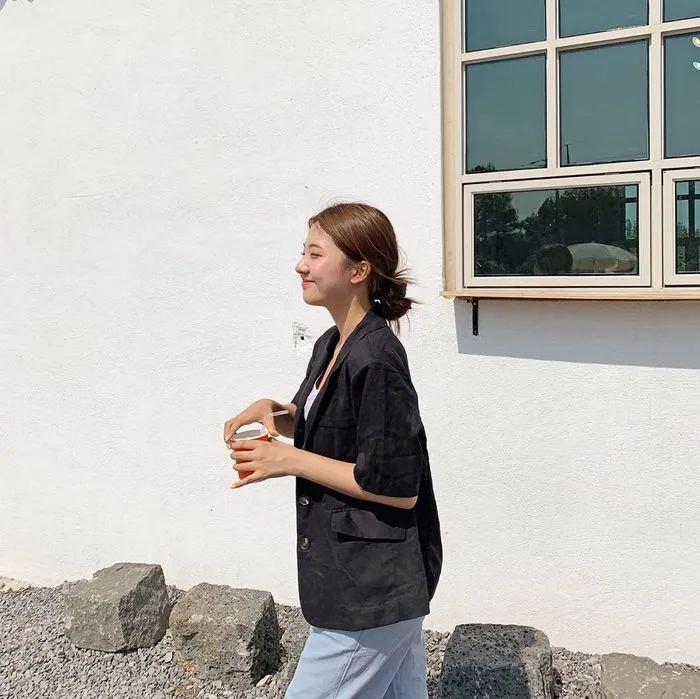 Búi tóc thấp hai bên siêu dễ thương cho mặt tròn