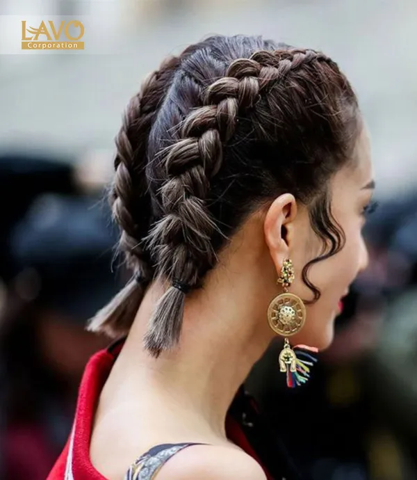 Kỹ thuật tết tóc kiểu Pháp hai bên, một cách tạo kiểu tóc ngắn đẹp trẻ trung và cá tính