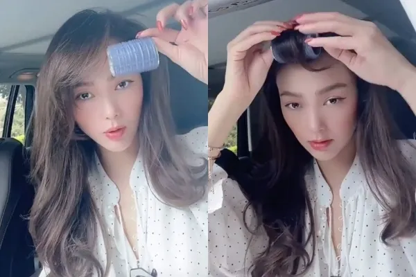 Sử dụng lô cuốn tóc và máy sấy là giải pháp thay thế hiệu quả để giữ nếp tóc đã được tỉa tại nhà.