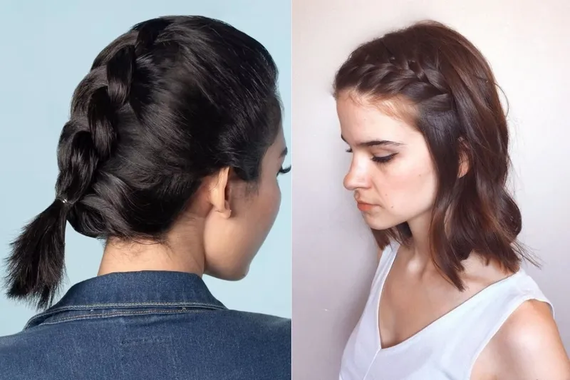 Kiểu tóc ngắn được tô điểm bằng phụ kiện kẹp tóc tinh tế, làm tăng vẻ nữ tính và thu hút ánh nhìn