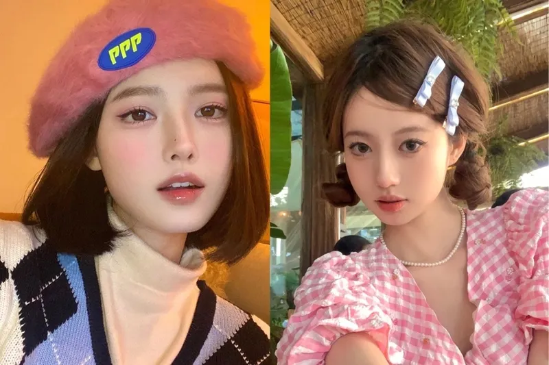 Tóc ngắn uốn xoăn sóng nhẹ nhàng, mang lại vẻ ngoài mềm mại, nữ tính và giúp tóc trông dày dặn hơn