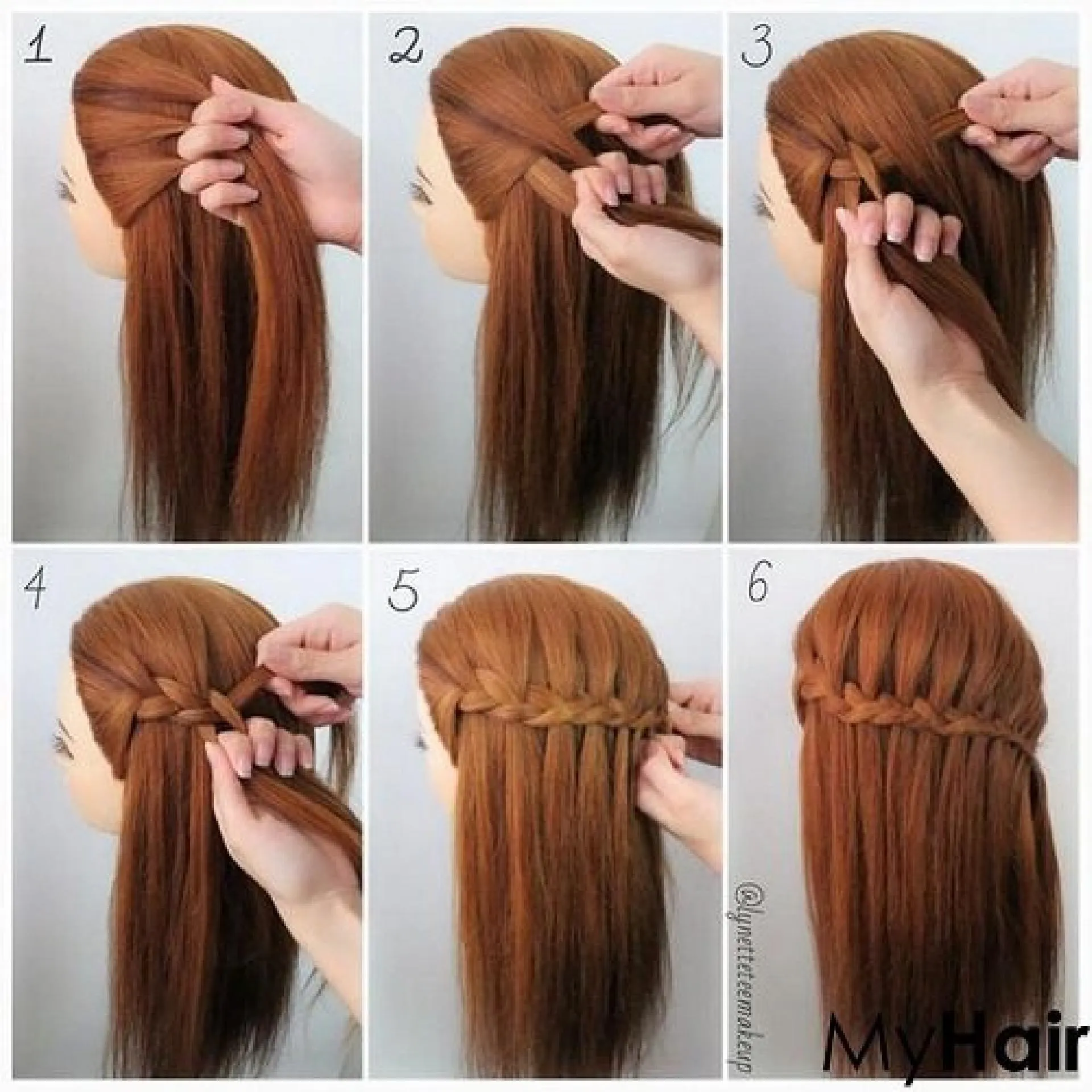 Tóc Tết Thác Nước, allintitle:cách làm kiểu tóc dễ thương cho tóc dài