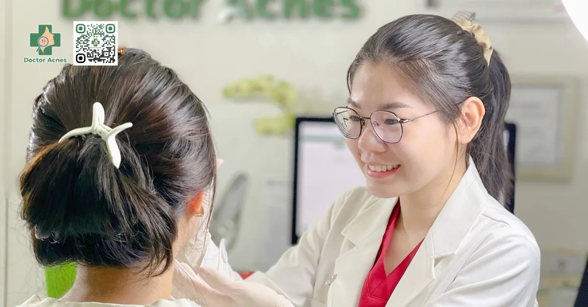 Thăm khám Bác sĩ Da liễu định kỳ là cần thiết khi các nốt mụn ở chân tóc không thuyên giảm hoặc chuyển biến nghiêm trọng, cần được chẩn đoán và điều trị chính xác