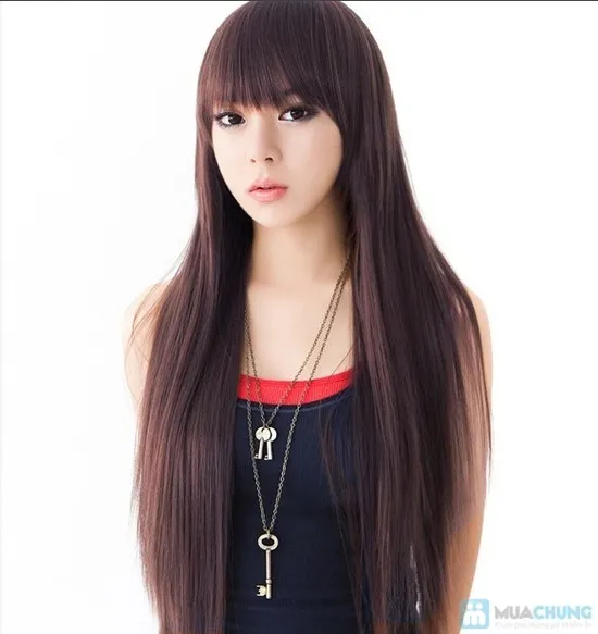 Hình ảnh mái tóc thẳng mượt, óng ả sau khi được chăm sóc kỹ lưỡng