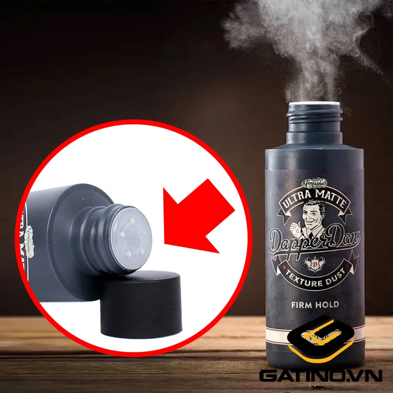 Thiết kế miệng chai bột tạo phồng Dapper Dan