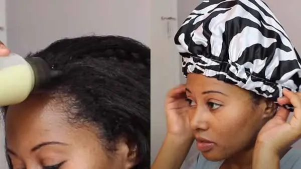 Hỗn hợp nước gừng và nước cốt chanh đã hoàn thành, sẵn sàng để thoa lên da đầu | cách làm tóc dài nhanh trong 1 ngày