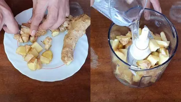 Nguyên liệu gừng và chanh tươi dùng để làm hỗn hợp kích thích mọc tóc tại nhà | cách làm tóc dài nhanh trong 1 ngày