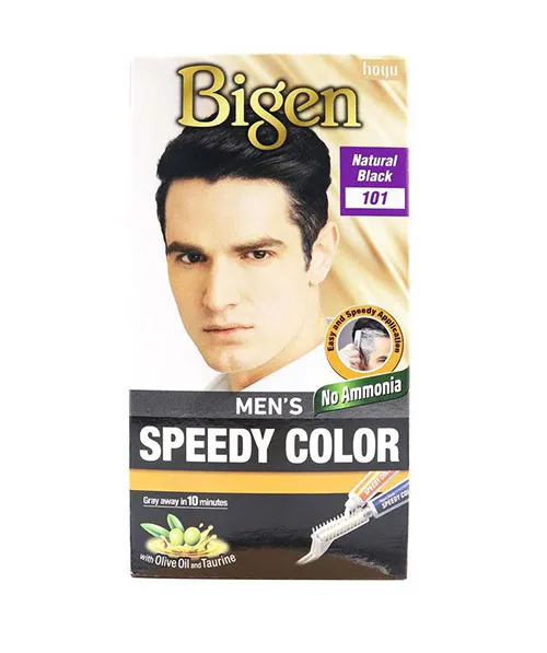 Men's Bigen Speedy Color 101, tông màu đen tự nhiên và nhuộm nhanh