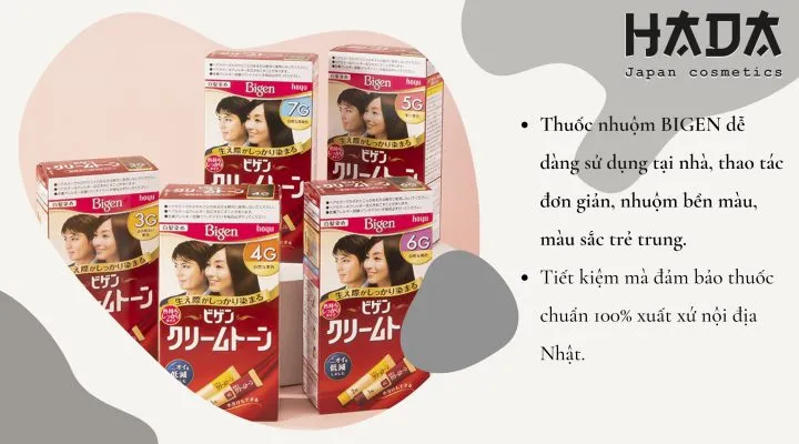 Thử ngay sản phẩm thuốc nhuộm tóc Bigen 7G để cải thiện vẻ ngoài thật hoàn hảo và tự tin hơn