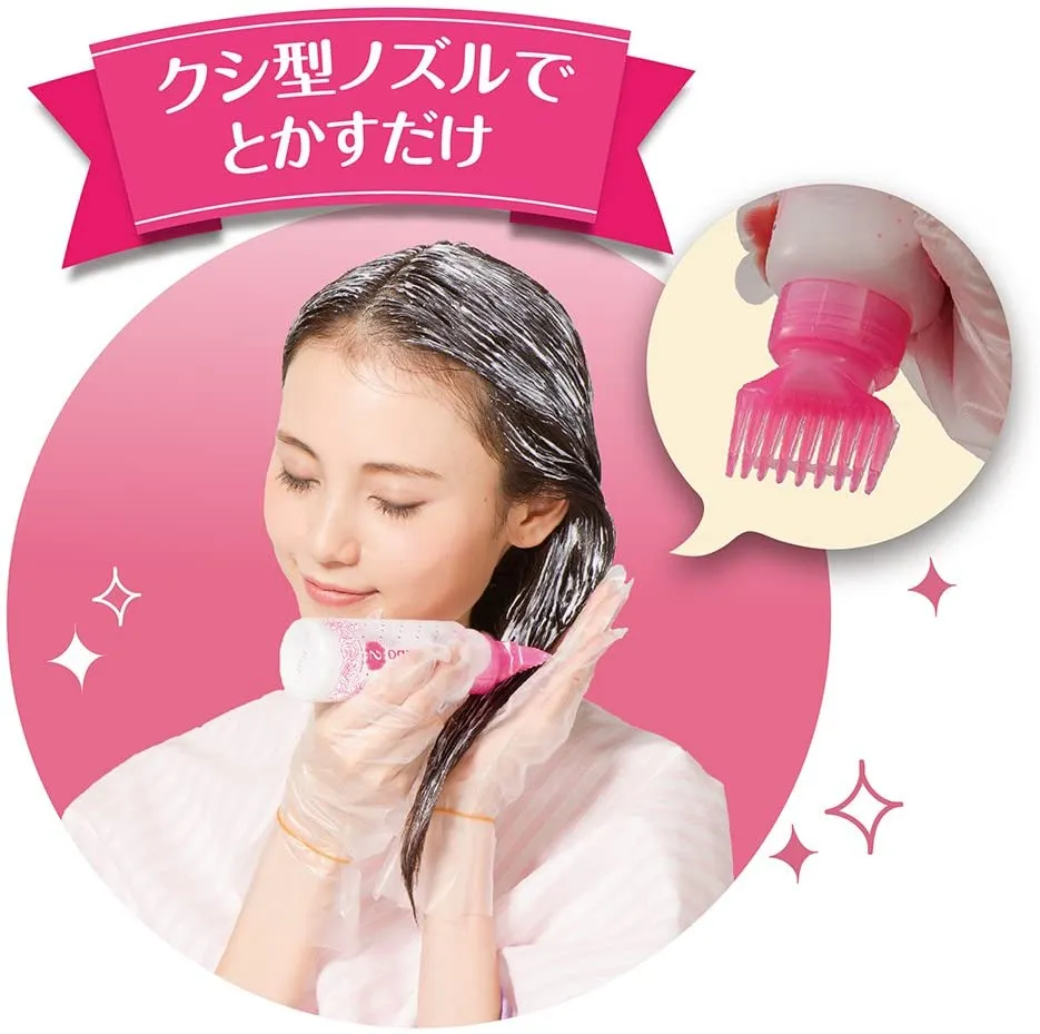 Thuốc nhuộm tóc dạng sữa (Emulsion Type) giúp trải đều thuốc cho tóc dài