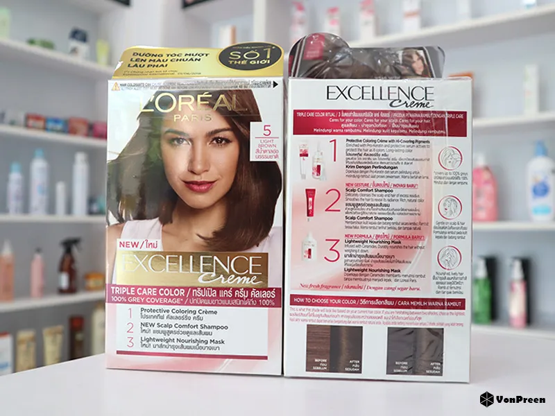 Thuốc nhuộm tóc Loreal Excellence Creme chất lượng với giá hợp lý