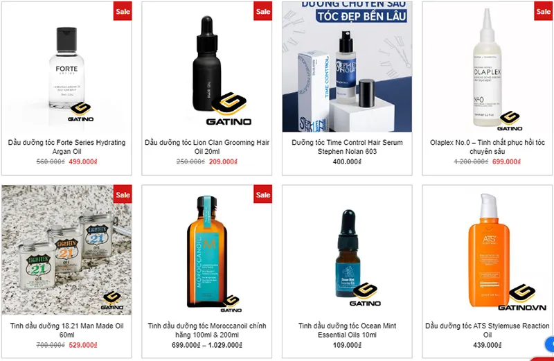 Các loại tinh dầu dưỡng tóc thiên nhiên và công nghiệp cho nam