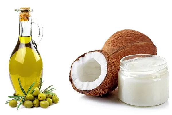 Kết hợp dầu dừa và dầu ô liu để cải thiện rụng tóc hiệu quả, giúp tóc chắc khỏe