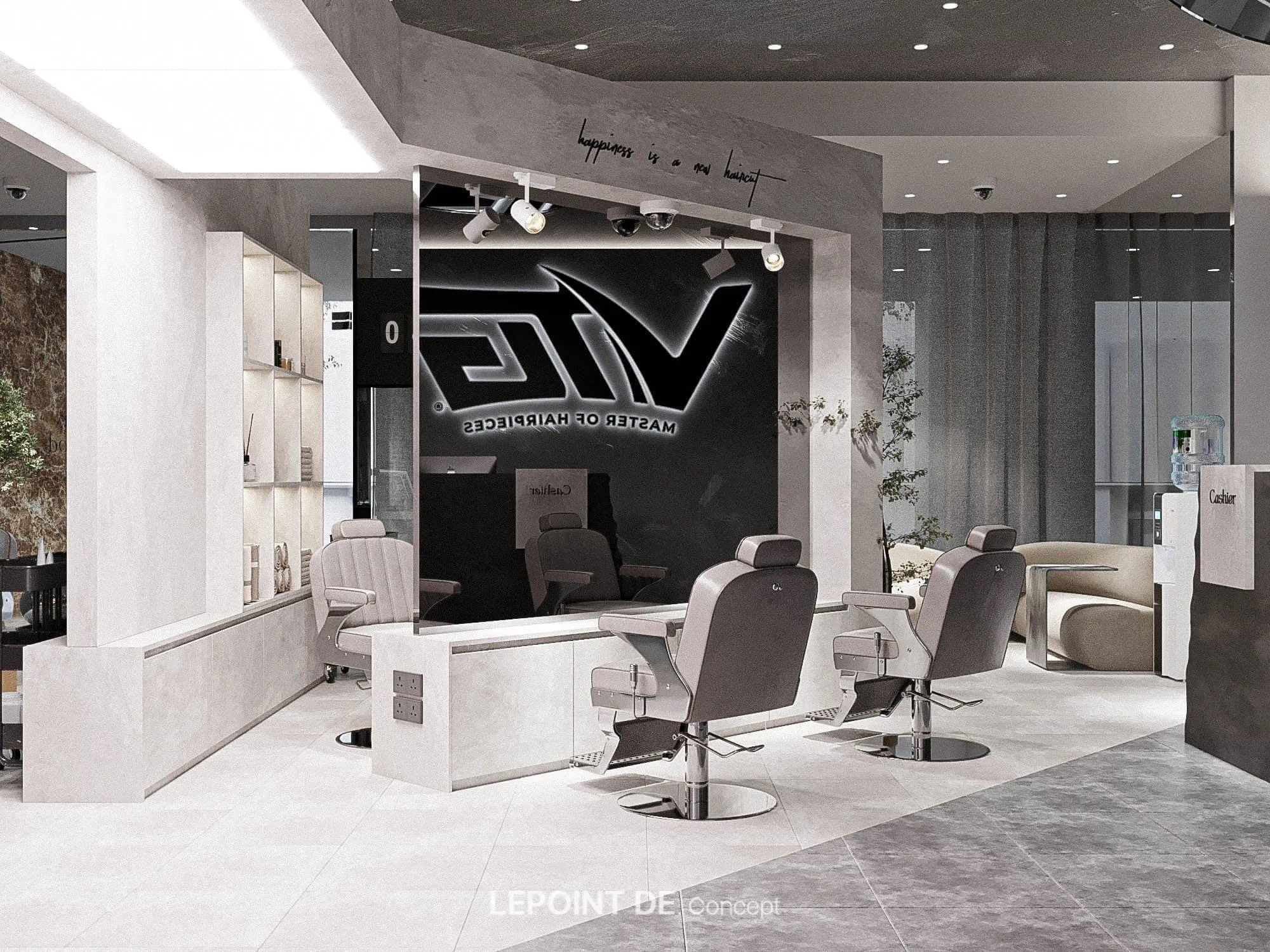 Salon thẩm mỹ với không gian rộng rãi, sang trọng