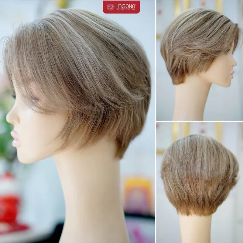 Tóc giả tomboy cắt layer là lựa chọn linh hoạt, mang lại vẻ thanh thoát và trẻ trung