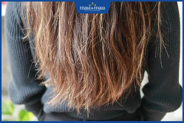 Để tóc khô tự nhiên sau khi gội để tránh hư tổn do nhiệt