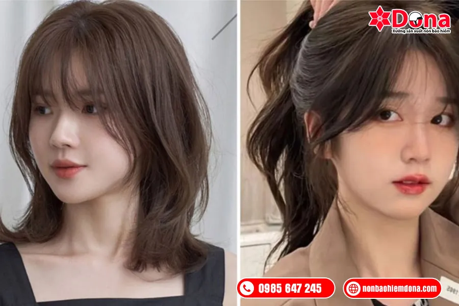 Chọn tóc phù hợp để giữ nếp khi đội nón bảo hiểm