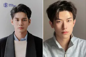 Phương pháp chia ngôi tóc dựa vào điểm cuối lông mày