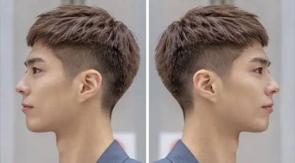 Kiểu tóc Crew Cut cho mặt dài