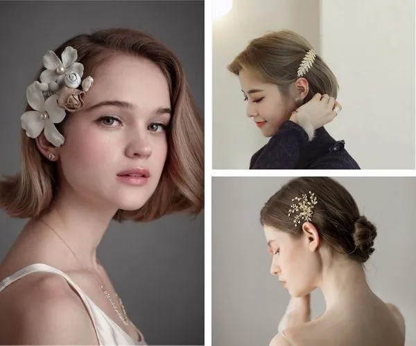 Kiểu tóc lob ngắn rẽ ngôi giữa đơn giản nhưng vẫn cuốn hút, rất hợp đi dự tiệc