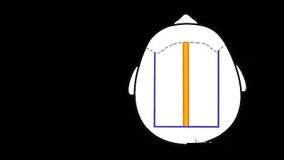 Thiết lập lớp tóc chuẩn dọc ở khu vực đỉnh để cắt so le đều