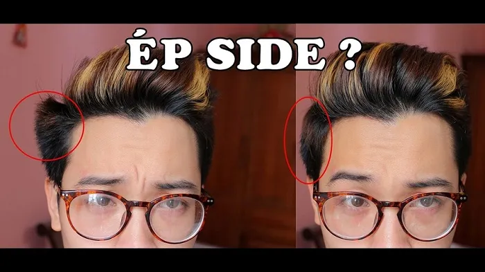 Dùng lược đuôi nhọn để chia ngôi tóc chính xác, tập trung vào phần chân tóc