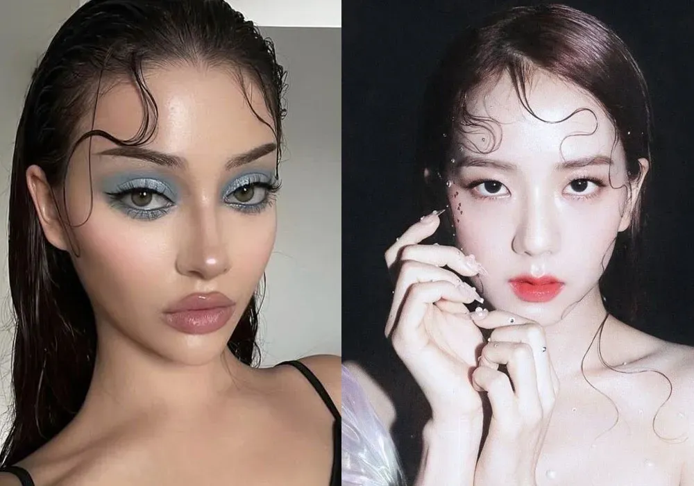 Tóc Wet Look thả tự nhiên cho nữ, dễ dàng thực hiện tại nhà