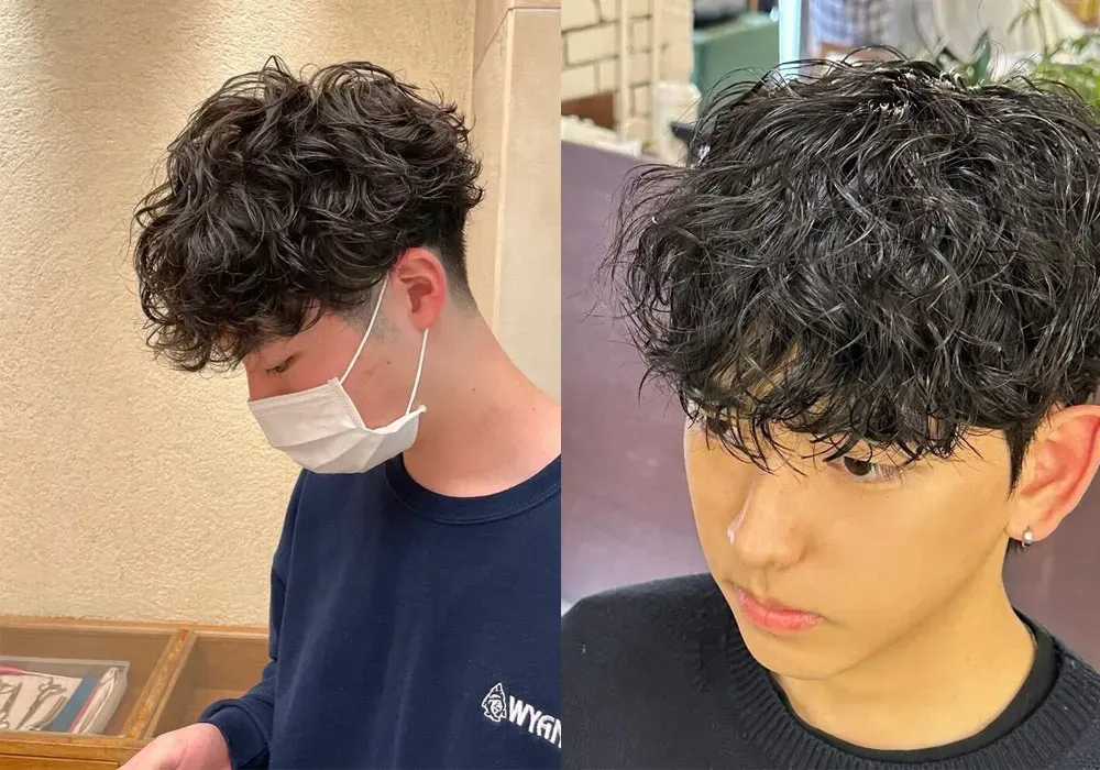 Mẫu tóc Wavy Wet Look cho nam, một biến thể trong cách tạo kiểu tóc ướt cho nam