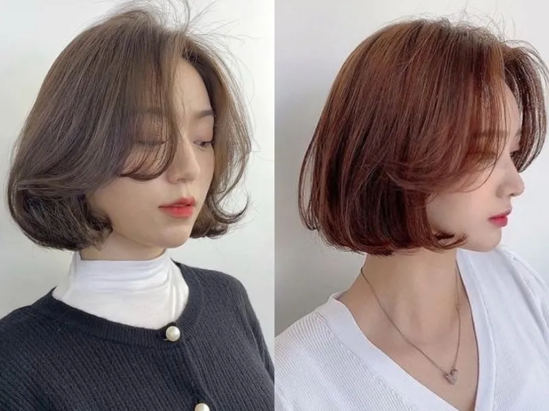 Kiểu tóc ngắn uốn cụp đuôi nữ tính và trẻ trung cho nhiều lứa tuổi