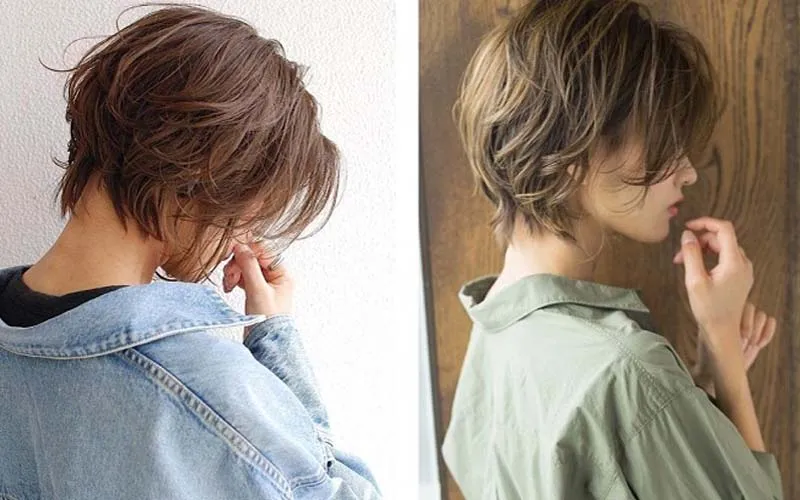 Tóc pixie uốn phồng mang lại sự cá tính và năng động cho gương mặt nhỏ