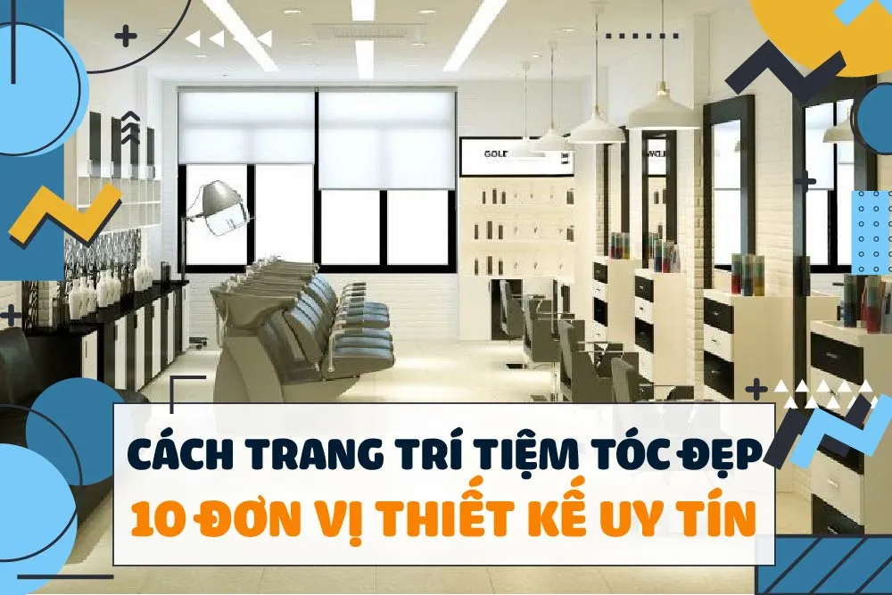 Trang Trí Tiệm Tóc Nhỏ Với Ghế Đơn Giản Và Gương Lớn Tối Ưu Không Gian