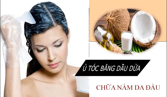 Quy trình gội đầu kỹ lưỡng và mát xa da đầu bằng dầu dừa để tóc hấp thụ dưỡng chất tốt nhất