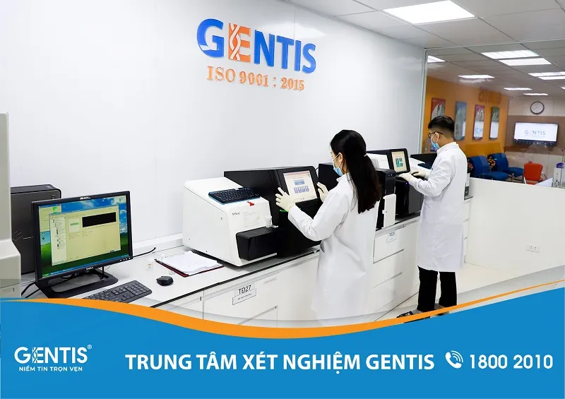 Hình ảnh minh họa một trung tâm xét nghiệm ADN hiện đại, thể hiện sự chuyên nghiệp và hỗ trợ tận tình cho khách hàng