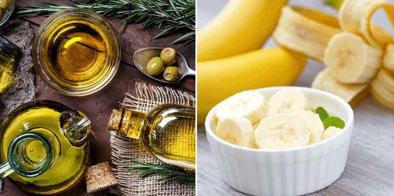 Ủ tóc bằng chuối và dầu oliu