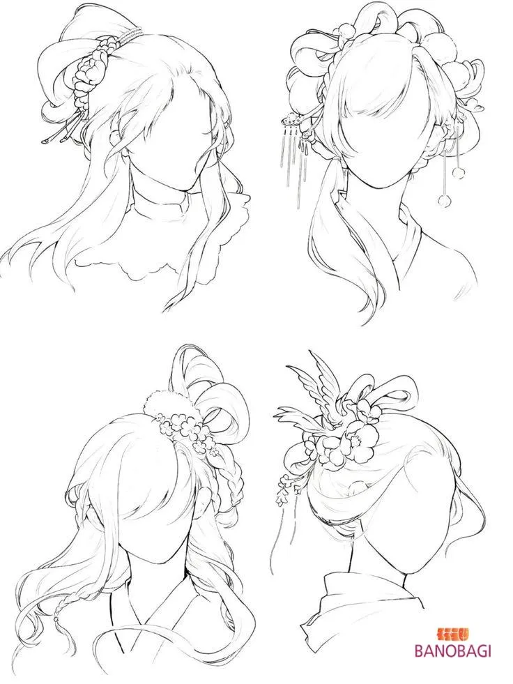 Hình ảnh minh họa mái tóc xoăn dài bồng bềnh với kỹ thuật đổ bóng và highlight chuyên nghiệp