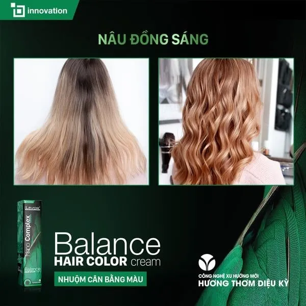 Kết Quả cách nhuộm tóc 3 khúc màu Thành Công với Độ Sáng Bóng Tự Nhiên