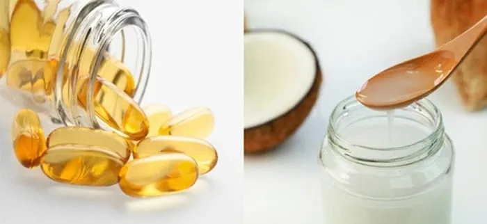 Sử dụng dầu dừa và vitamin E theo tỷ lệ hợp lý để ủ tóc dưỡng ẩm