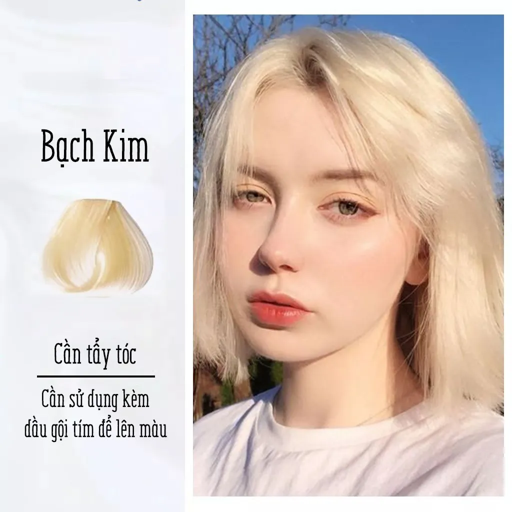 Lựa chọn thuốc nhuộm tóc màu vàng bạch kim chất lượng cao