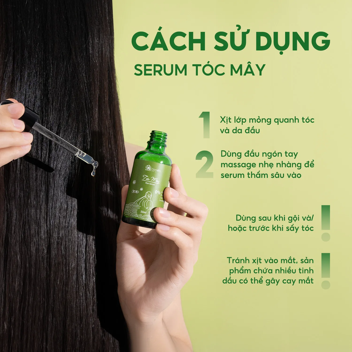 Cách làm tóc mềm cho nam bằng serum dưỡng tóc Tóc Mây